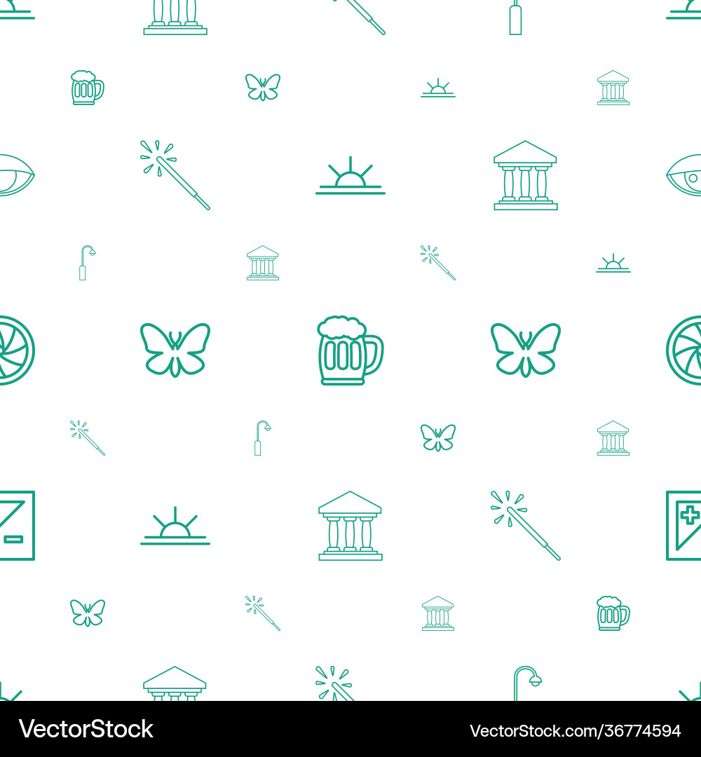 Light icons pattern seamless white background Light icons pattern seamless white background Vector Image