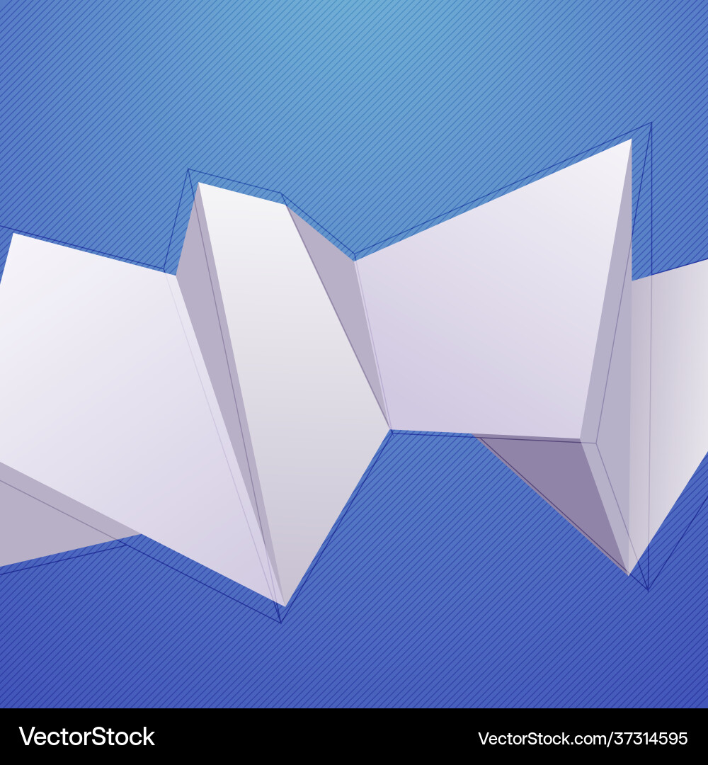 Abstract background with polygonal element vector image