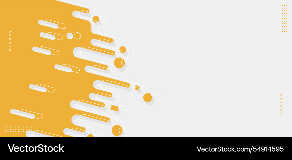 Abstract yellow background with rounded lines Abstract yellow background with rounded lines vector image