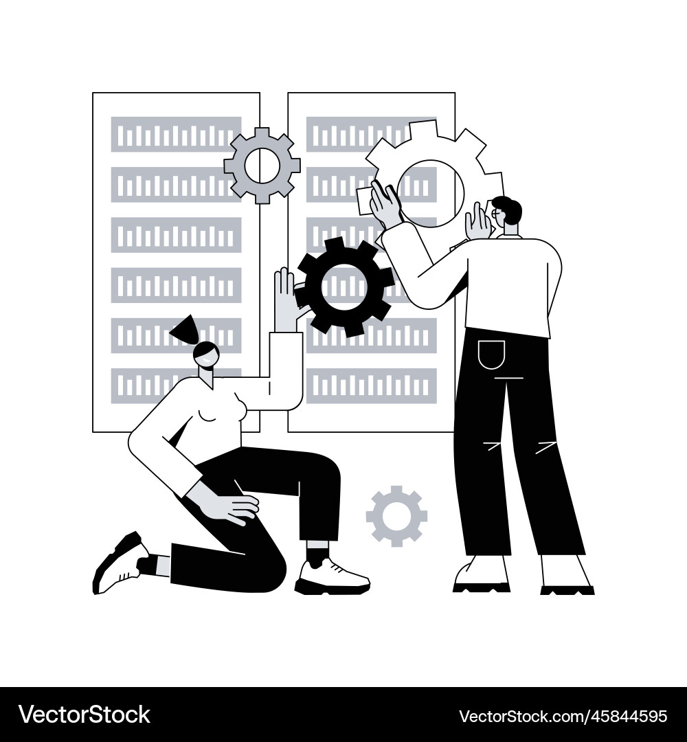Big data tools abstract concept Big data tools abstract concept vector image