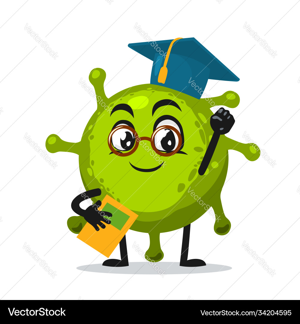 Corona mascot or character Corona mascot or character vector image