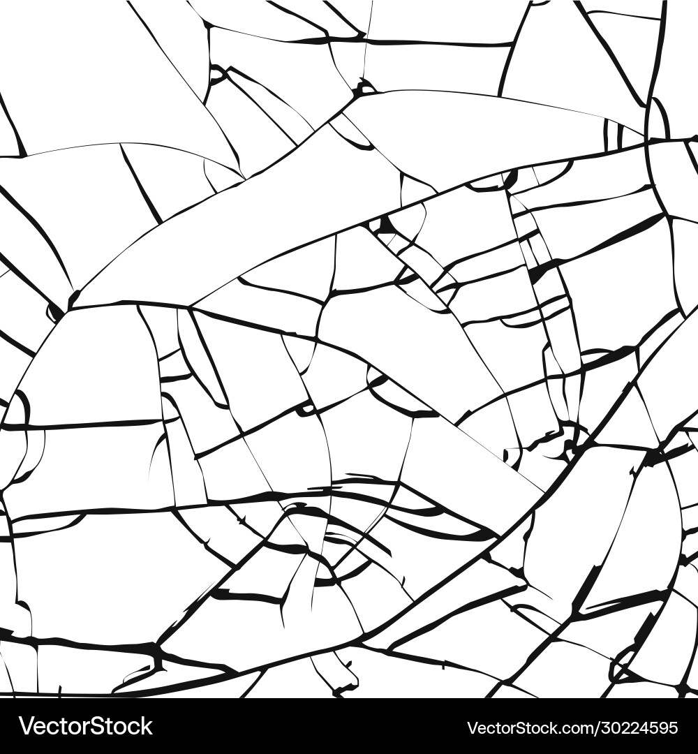 Cracked Glass Texture - Broken Mirror Effect – Royalty-Free Vector |  VectorStock, image size:1000x1080