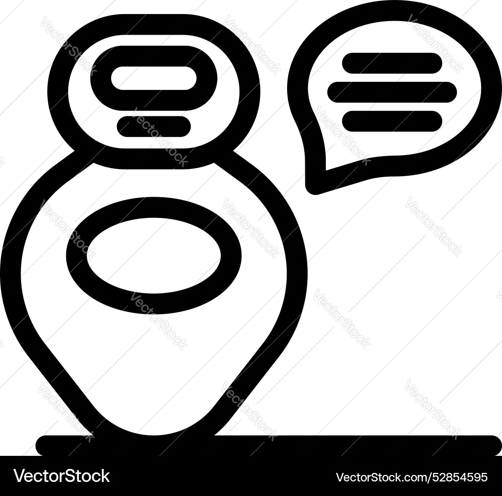 Location pin showing speech bubble with text lines Location pin showing speech bubble with text lines vector image