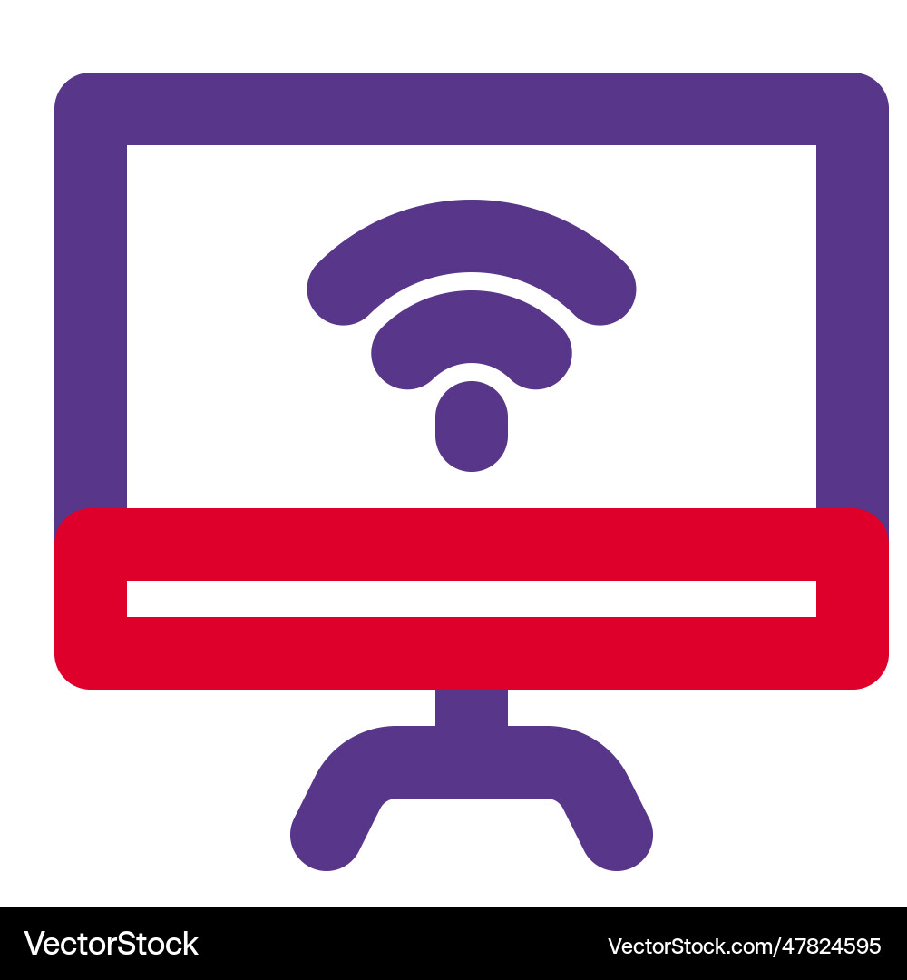 Monitor an electronic device for display image vector image