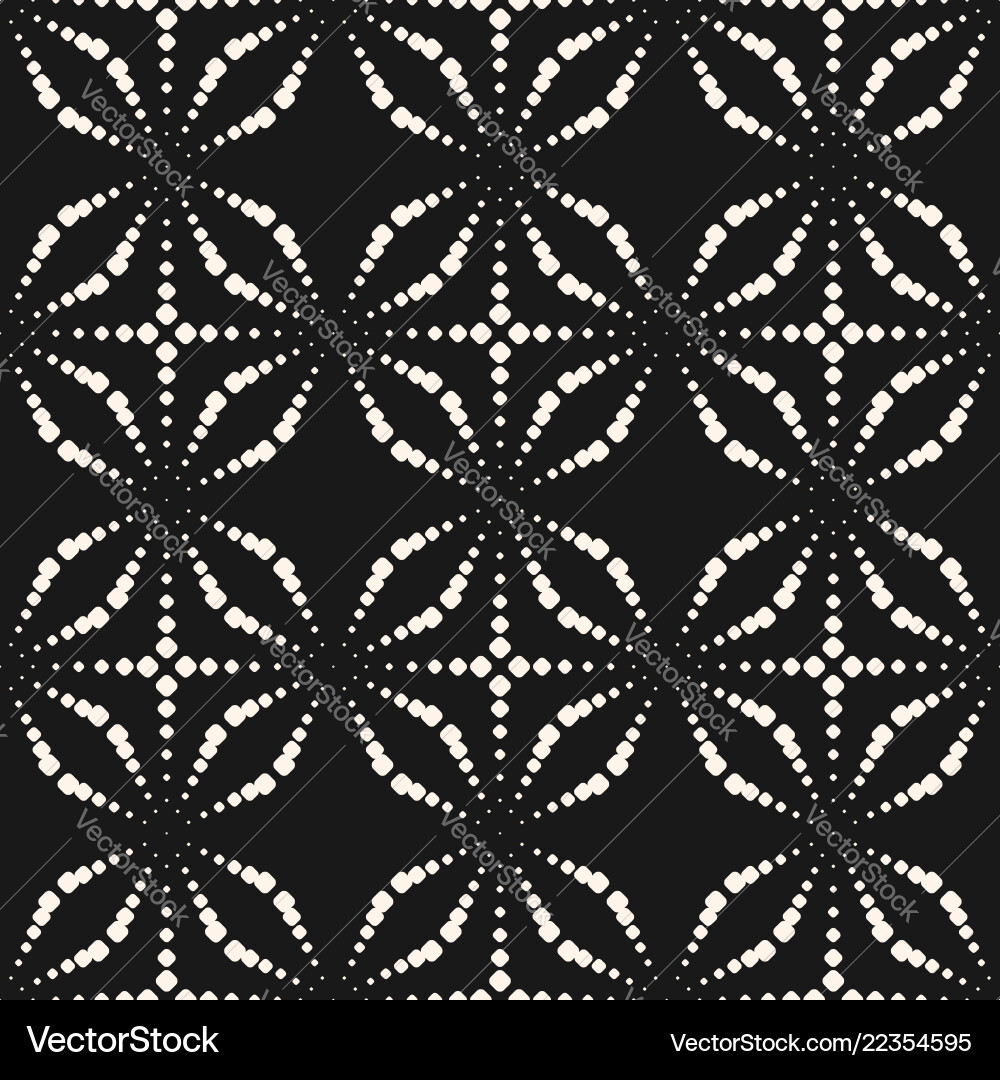 Seamless pattern with dotted shapes sparkles Seamless pattern with dotted shapes sparkles vector image