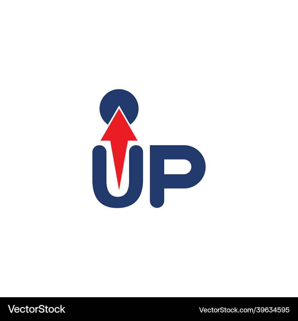 Up arrow icon design Up arrow icon design vector image