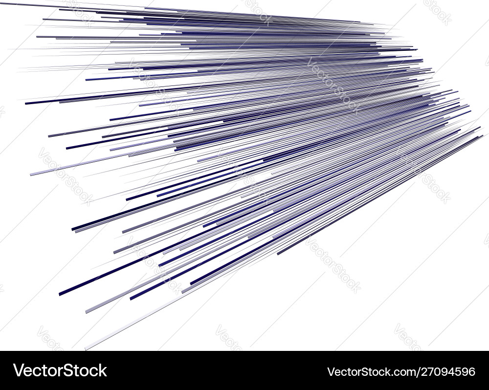 3d lines pattern in perspective oblique slanting vector image