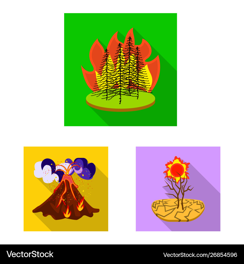 Collapse and environment Collapse and environment vector image