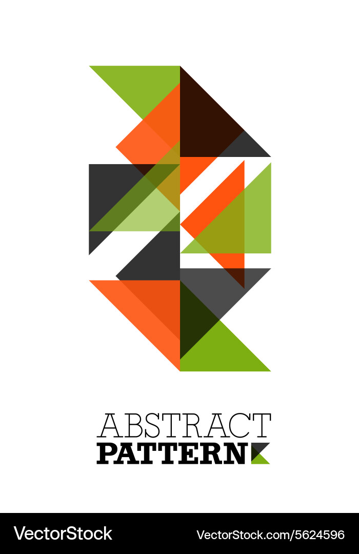 Geometrischer Dreieck Hintergrund vektorbild