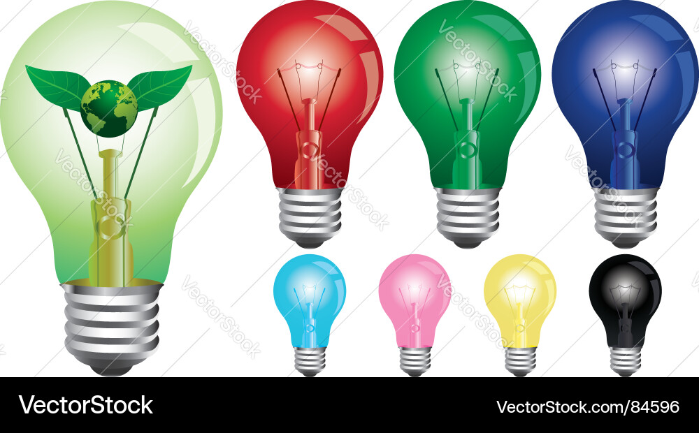 Lightbulb Concepts Vector Image