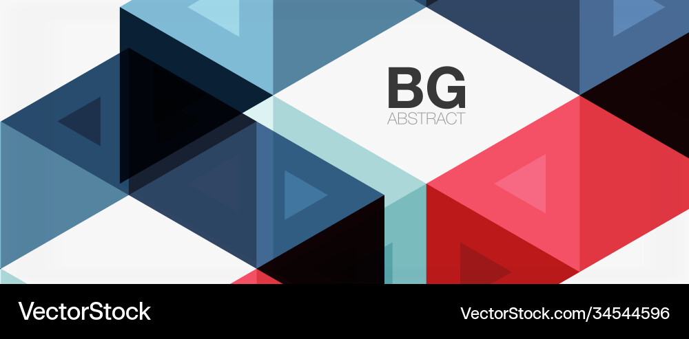 Mosaic triangle pattern abstract background Mosaic triangle pattern abstract background Vector Image