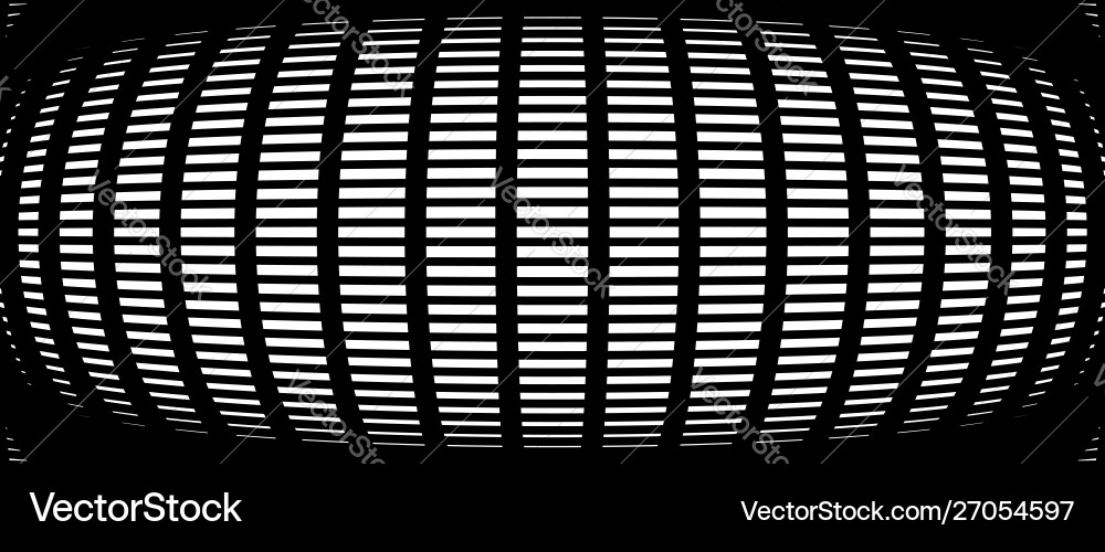 3d circular burst convex globe sphere orb distort 3d circular burst convex globe sphere orb distort Vector Image