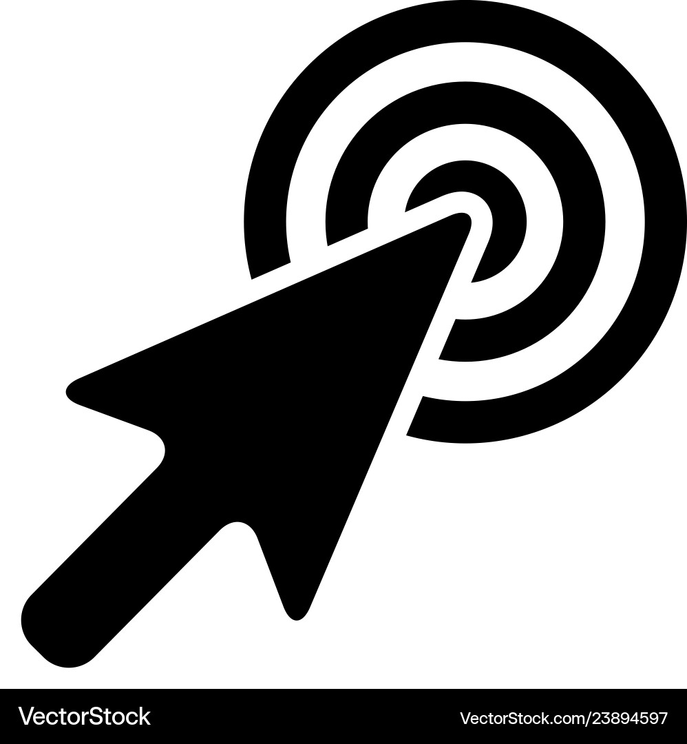Arrow mouse pointer icon vector image
