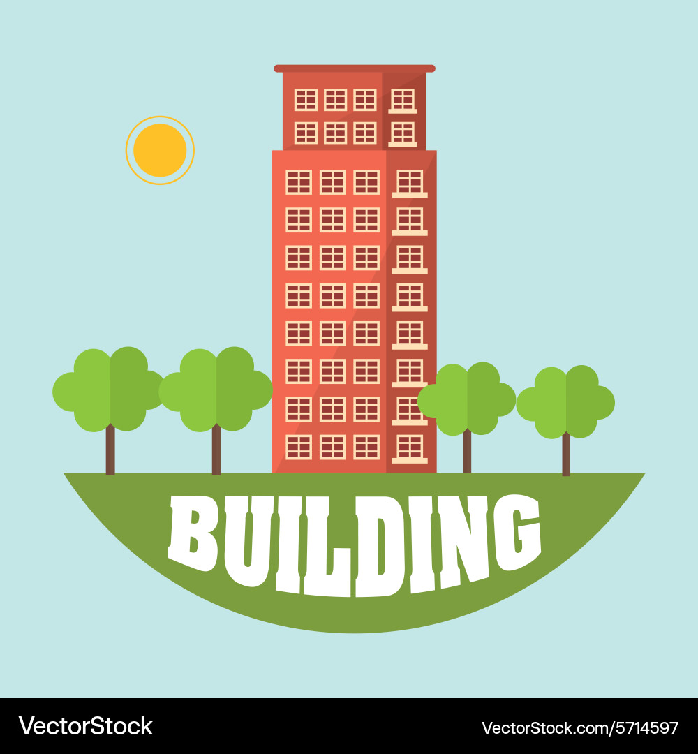 Building design Vector Image