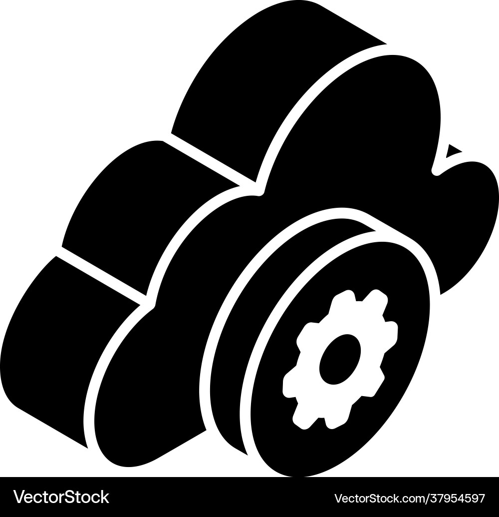 Data configuration Vector Image