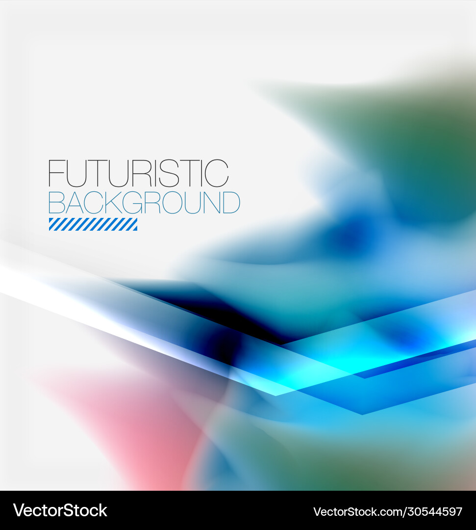 Liquid fluid color splashes abstract background Vector Image