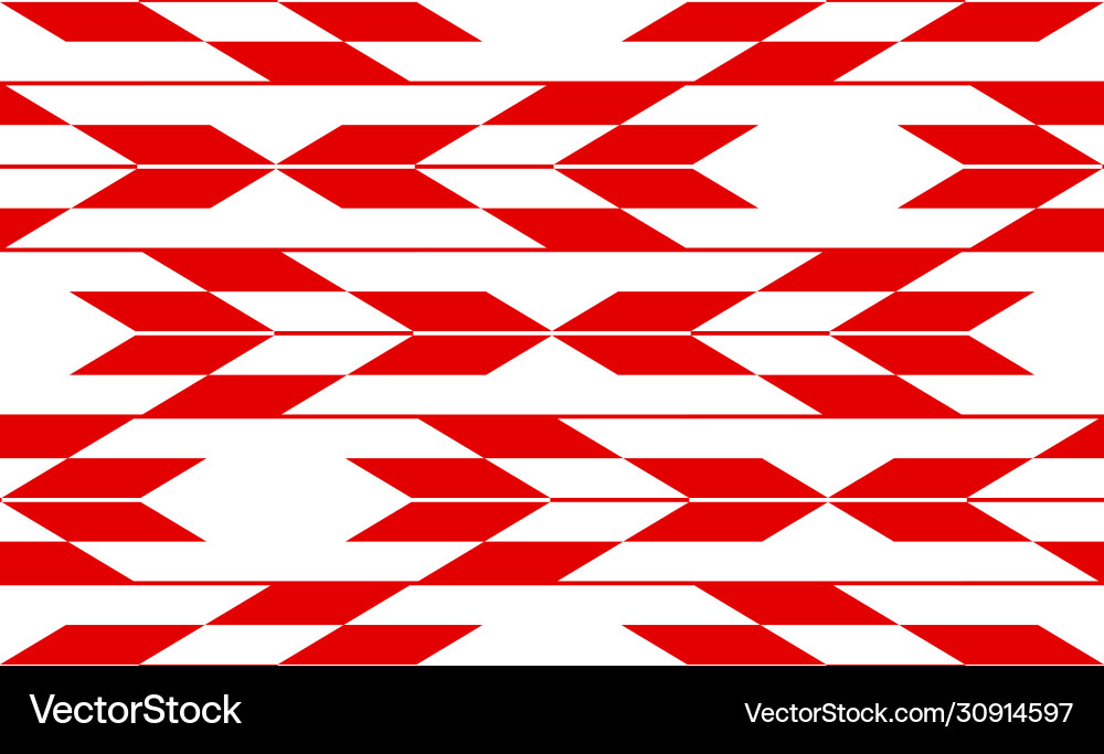 Red seamless japanese pattern representing arrows Vector Image