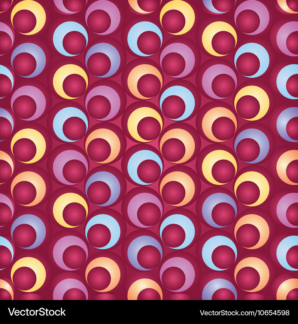 Abstract gradient background with circles Vector Image