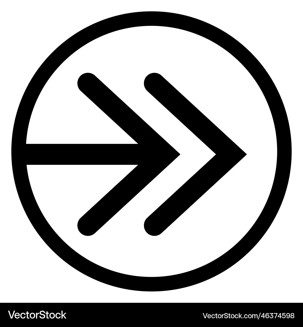 Arrow icon modern simple or cursor Vector Image