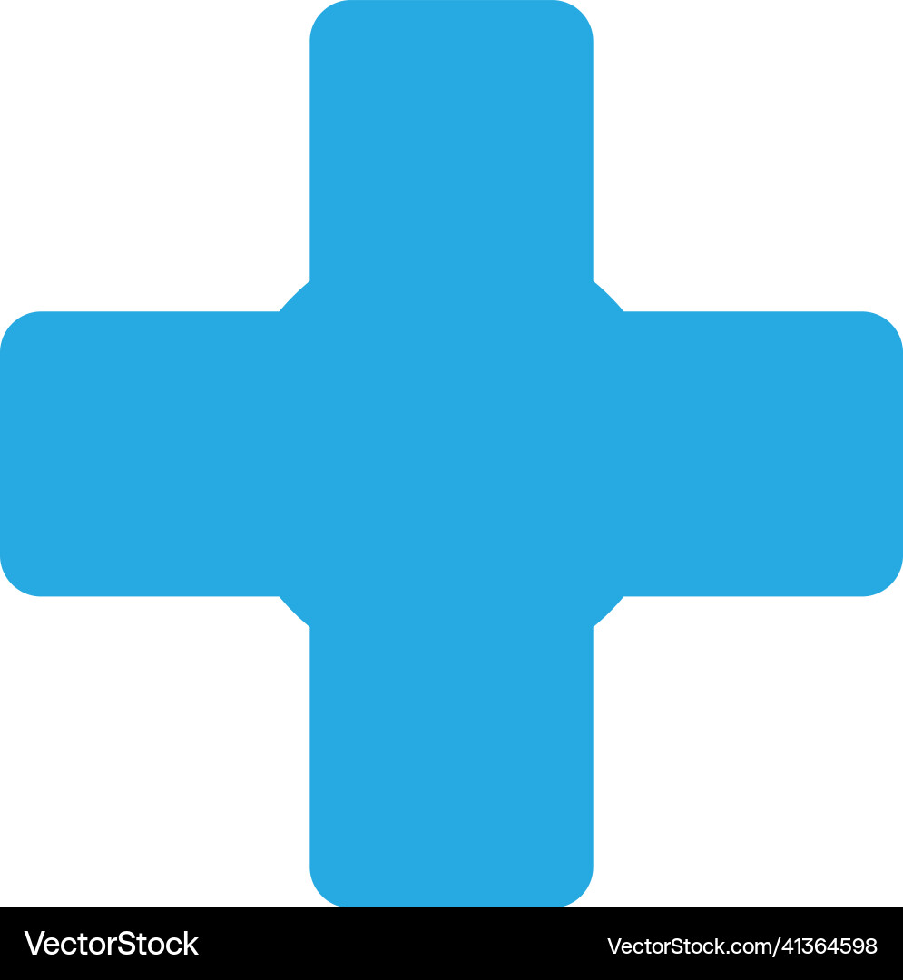 Button plus icon sign symbol design Vector Image