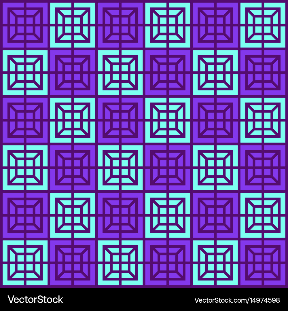 Geometric pattern seamless square simple Vector Image