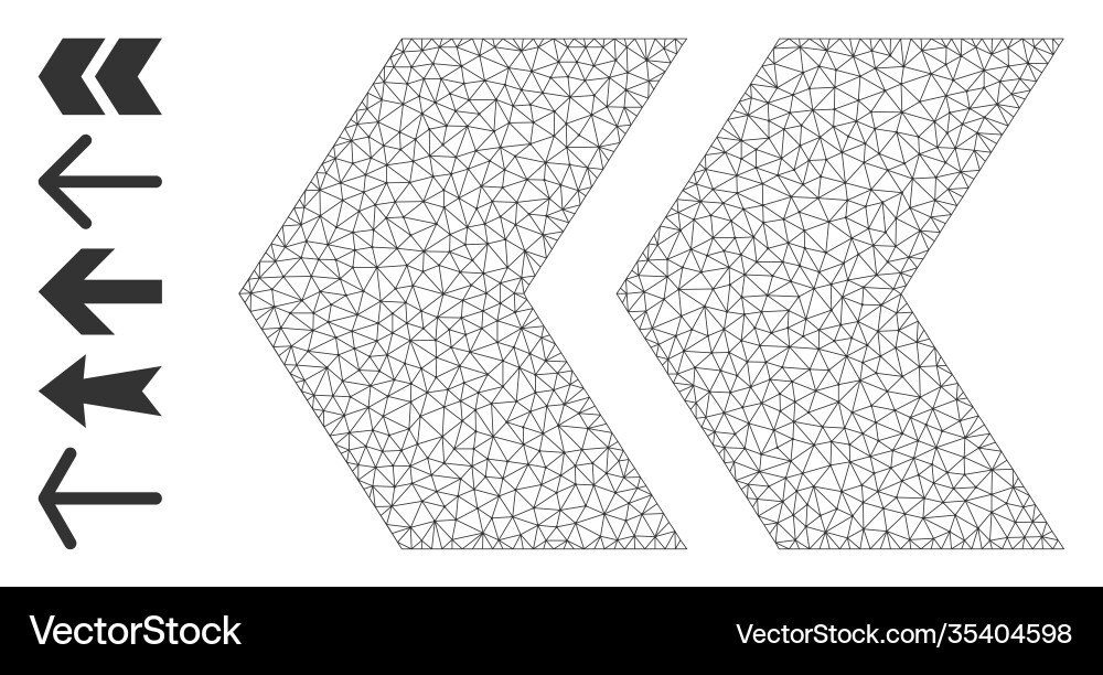 Web network shift left icon with simple glyphs Web network shift left icon with simple glyphs vector image