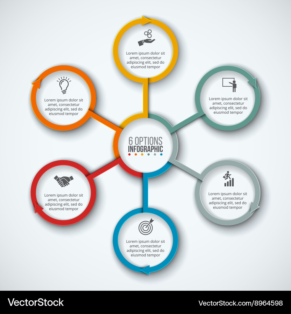 Workflow Diagram Template Vector Image