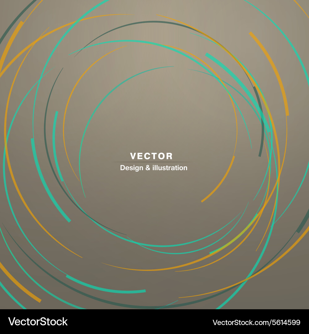 Abstract lines on a colored background vector image