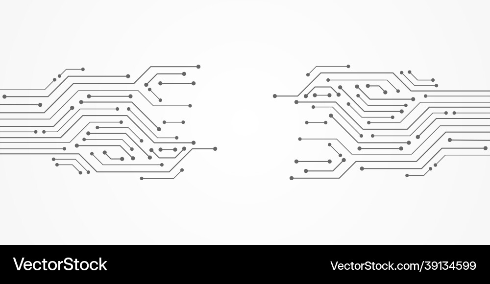 Abstract technology background circuit board Vector Image