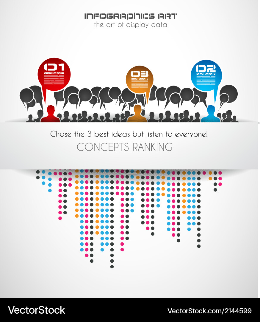 Data Visualization Concept Vector Image