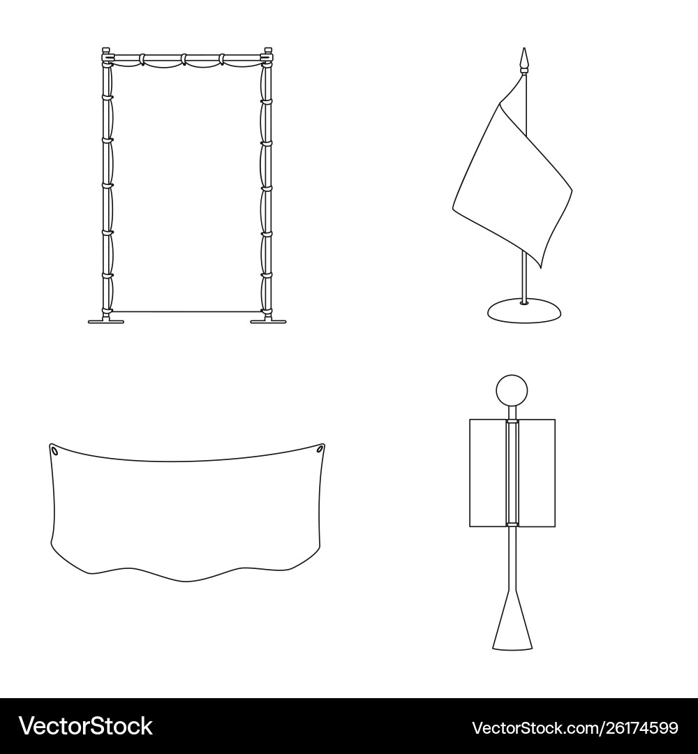 Isolated object blank and canvas symbol Isolated object blank and canvas symbol vector image