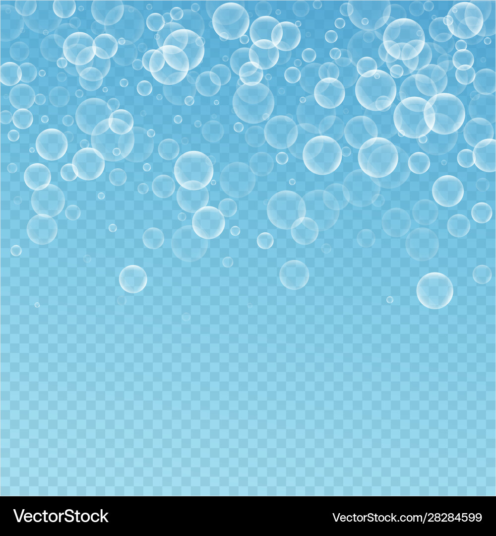 Random soap bubbles abstract background blowing b Random soap bubbles abstract background blowing b vector image