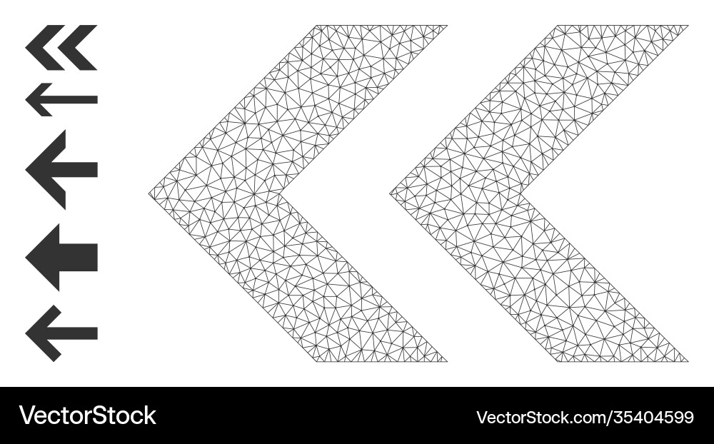 Web network shift left icon with simple glyphs Web network shift left icon with simple glyphs vector image