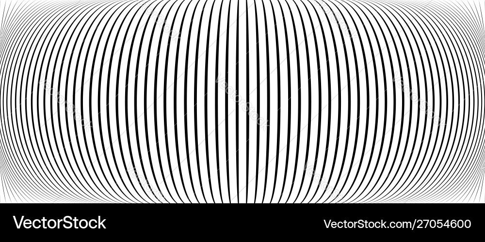 3d circular burst convex globe sphere orb distort Vector Image