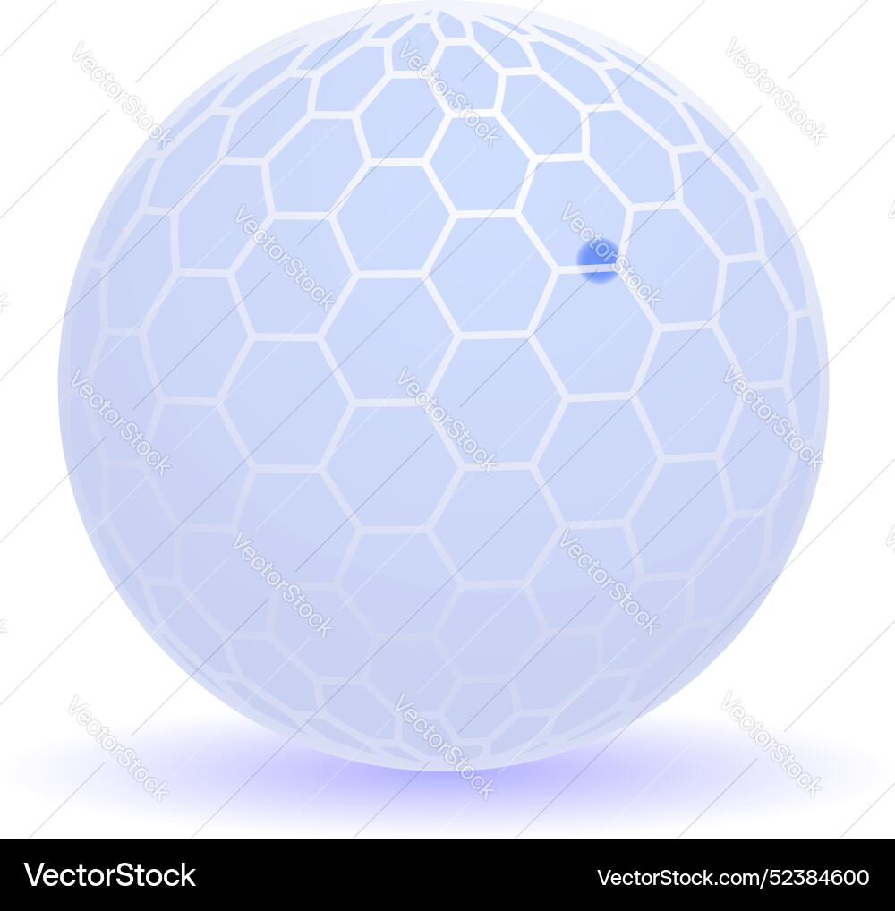 Abstract sphere showing a honeycomb structure Abstract sphere showing a honeycomb structure vector image