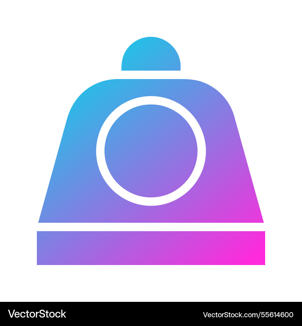 Gradient icon of a security camera minimalist Vector Image