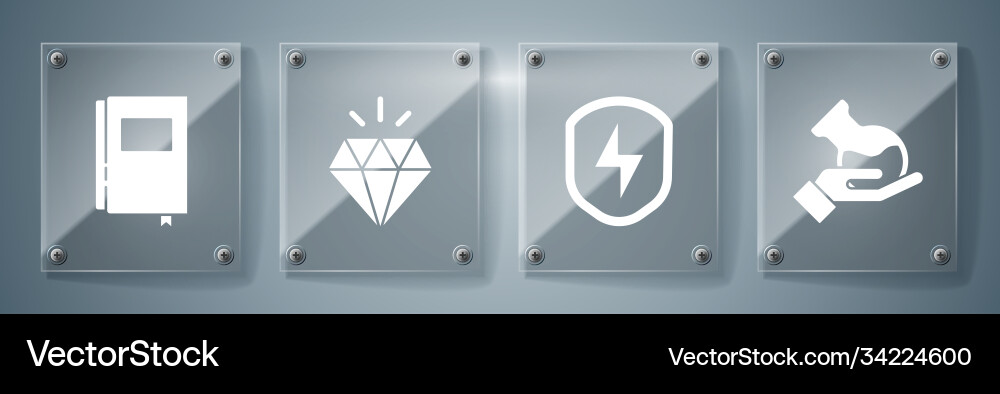 Set test tube and flask secure shield Set test tube and flask secure shield vector image