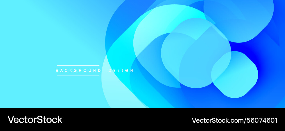 Abstract background with layered translucent Vector Image