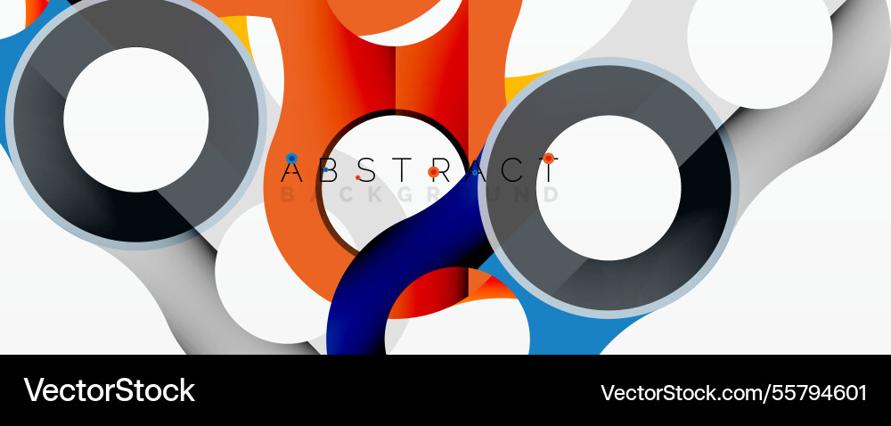 Abstract geometric pattern with interlocking Abstract geometric pattern with interlocking Vector Image