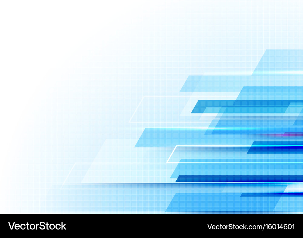 Abstract rectangles motion technology background Vector Image