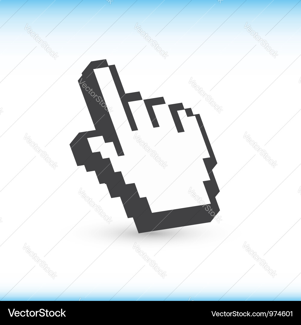Computer Cursor Icon Vector Image