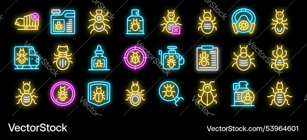 Exterminator service eliminating insects using Exterminator service eliminating insects using vector image