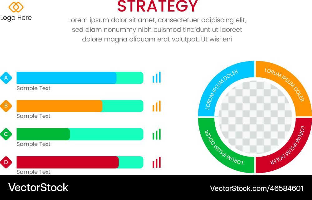 Graph chart vector image