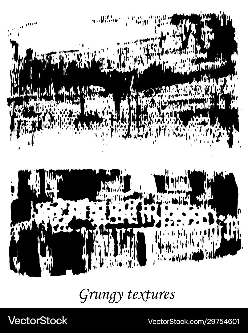 Grungy textures set Grungy textures set vector image
