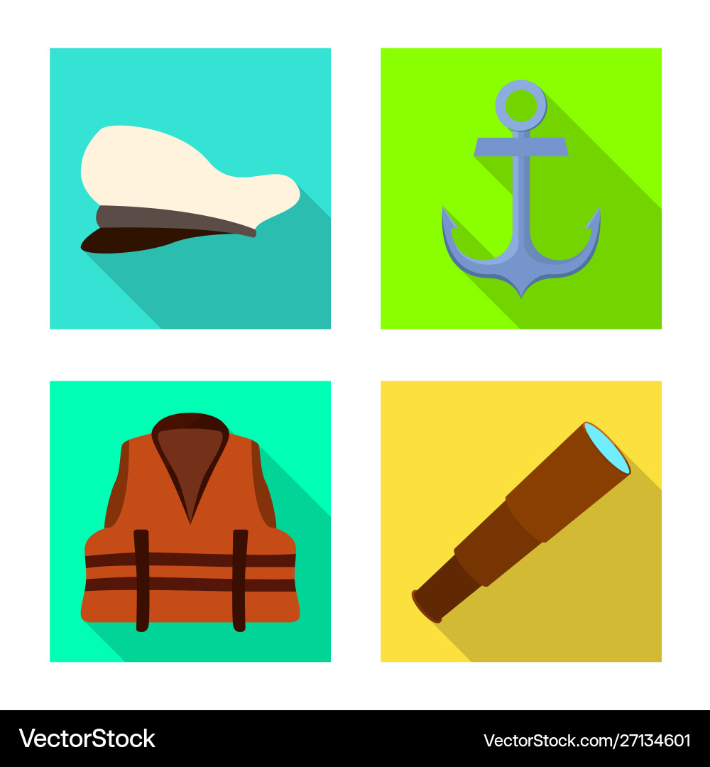 Isolated object journey and seafaring symbol Isolated object journey and seafaring symbol Vector Image