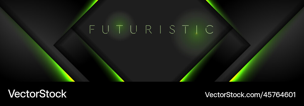 Neon Tech Abstract Background Vector Image