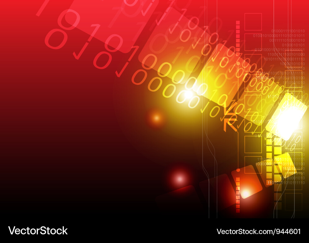 Technology abstract background design vector image