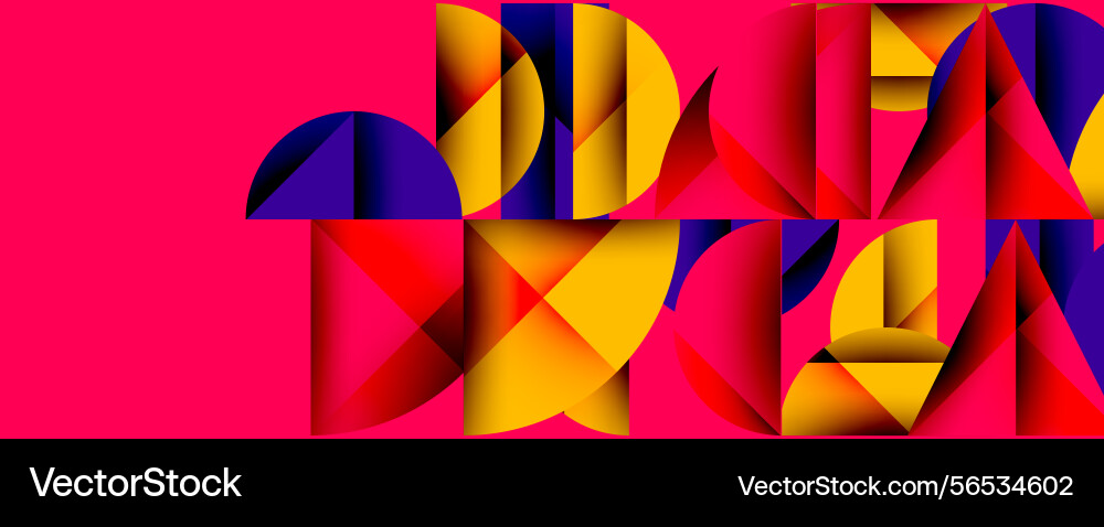 Abstract geometric shapes overlap creating Abstract geometric shapes overlap creating vector image