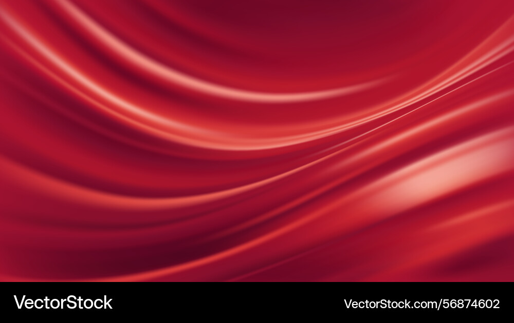 Flowing abstract red background with smooth Flowing abstract red background with smooth vector image