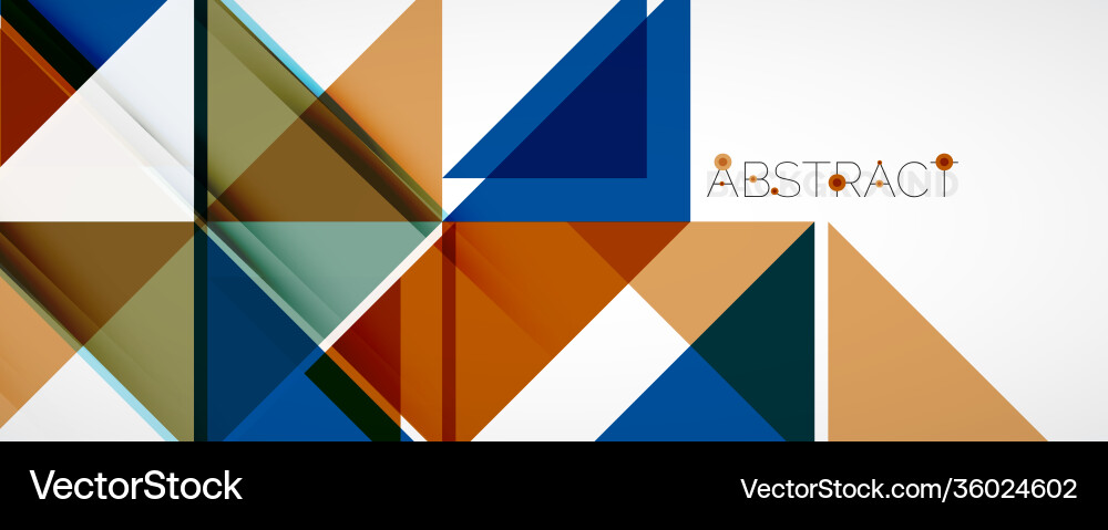Geometric abstract background techno color Vector Image